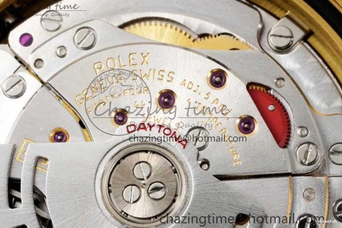 QF Dial Rubber Oysterflex on Daytona SA4130 Edition 1:1 Best Black Strap 116518 0409